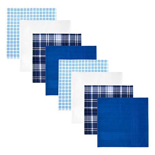 8 Pack Men's Handkerchief