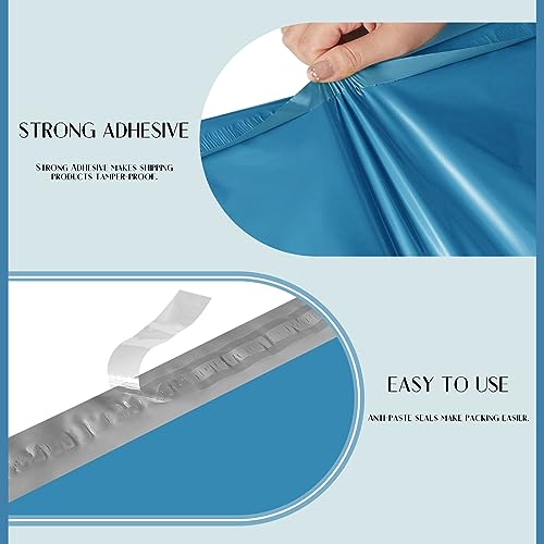 Image of Metronic Large Poly Mailers 19x24 100Pcs, Strong Adhensive Shipping Bags for Clothing, Waterproof Mailers Bags for Small Business, Shipping Envelopes, Tear-resistant Packing Bags in Dark Blue