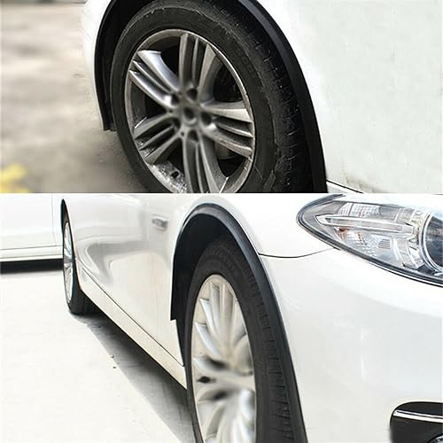 Garde-Boue Voiture Caoutchouc Noir : Solution Anti-Choc Aile de Roue - 6