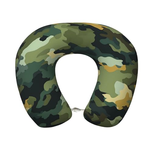 Almohada cuello de espuma viscoelástica ligera y portátil miniatura 1