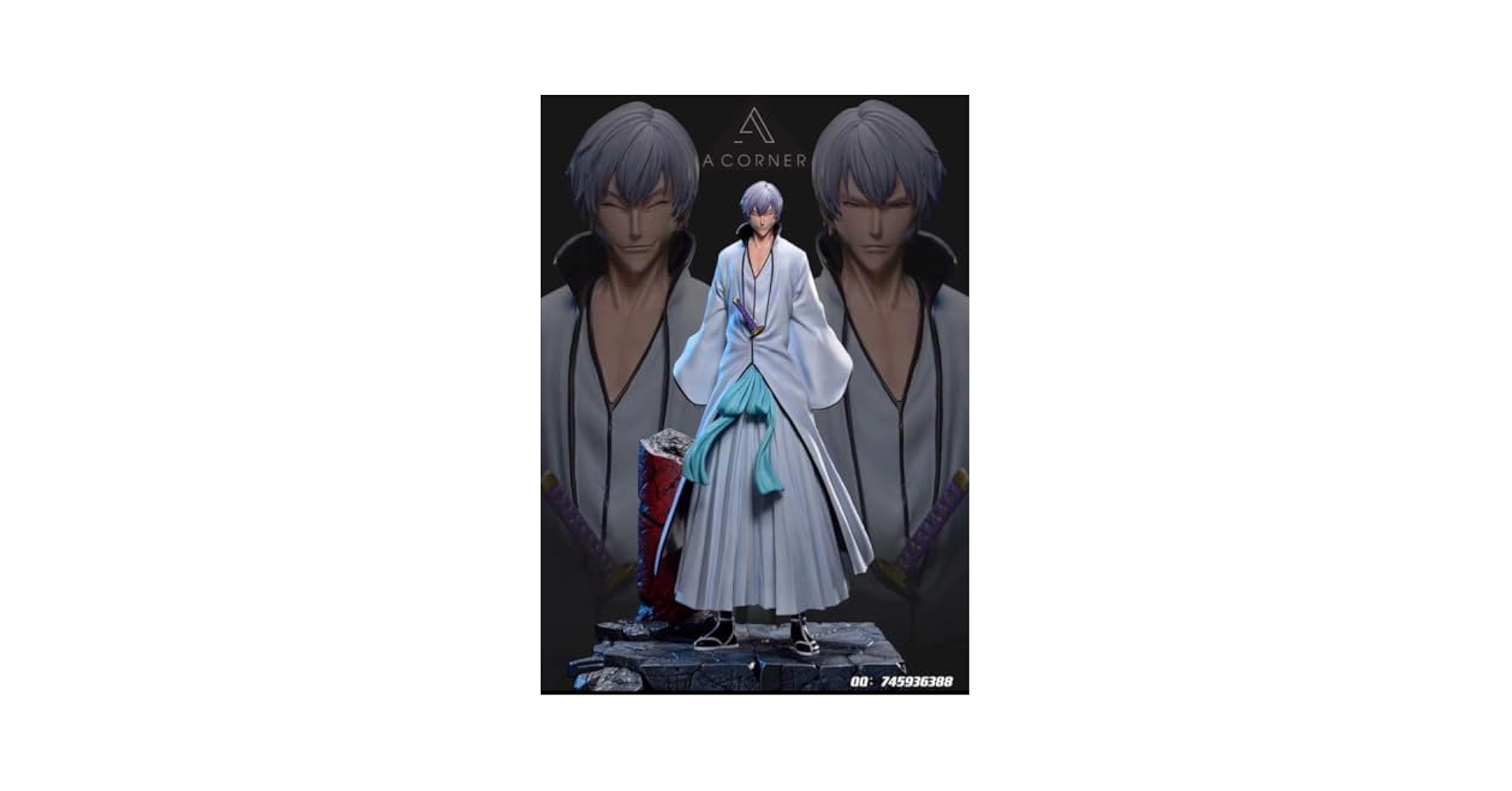 Amazon.co.jp: bleach 市丸ギン ac ガレージキット フィギュア