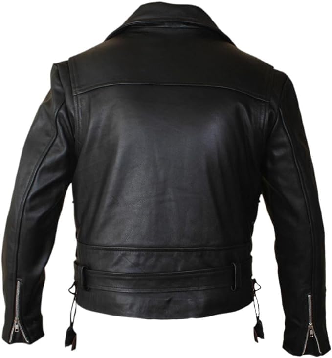 Men's Terminator 2 Judgment Day Arnold Genuine Leather Jacket2