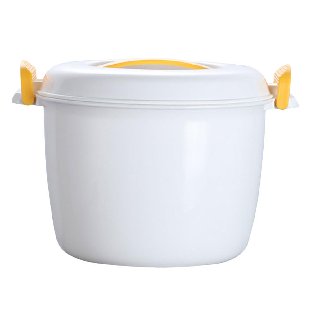 FRCOLOR Microwave Oven Rice Cooker Rice Cooker Inner Pot Steel Microwaveable for Lunch