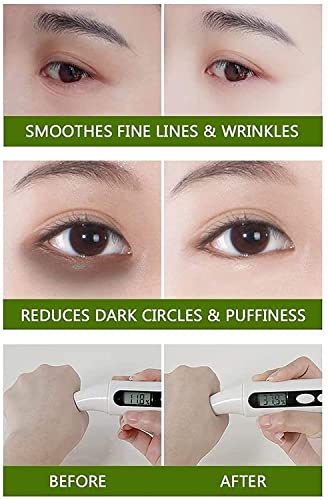 Maschera per occhi con cristalli di alghe verdi