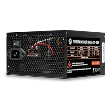 Fonte TGT Enfield 500W | Bivolt Automático 115-230V AC | Formato ATX | Preto