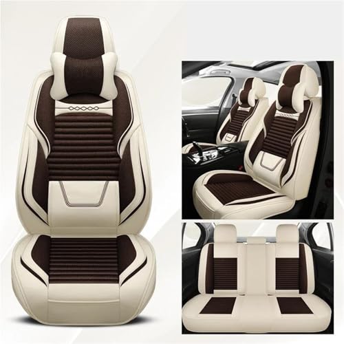Housse de siège voiture universelle lin beige pour le bien-être à bord de la Swift