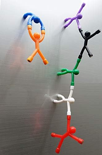 10PCS Novelty Mini Man Fridge Magnets, Toosunny Cute Rubber Magnet Men Refrigerator Magnets Magnetic Toy For Kids And Adults Office Fun Decorative Decoration