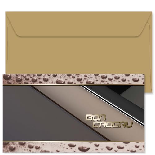 Formulaires de chèques cadeaux pour stations-service avec enveloppes