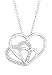 Produktbild Elli Halskette Damen Dreifaches Herz mit Swarovski® Kristalle in 925 Sterling Silber