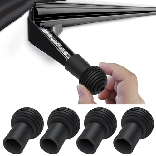 4 Packs RV Gutter Spout Caps, Easy to Install and not Easy to Fall Off RV Cover Pretector, Keeps The Gutter Spout Ends from Ripping Camper Cover RV Accessories
