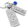 Teenage Girl Gift – First Time Driver – Sweet 16 Birthday – Personalized Keychain – Be Safe Key Chain – Pick your saying…