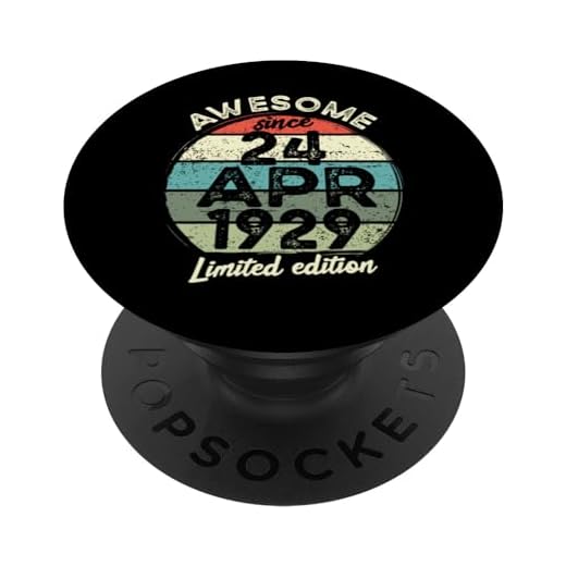 24 abril 1929 95 cumpleaños 95 años [year] Cumpleaños PopSockets PopGrip Intercambiable