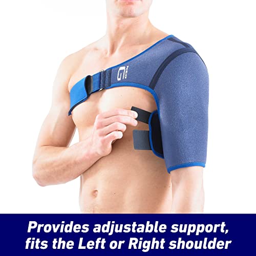Neo-G Shoulder Support for Rotator Cuff, Dislocated Shoulders, Shoulder Pain Relief, Arthritis – Shoulder Brace for Men and Women – Adjustable Compression Strap - Class 1 Medical Device