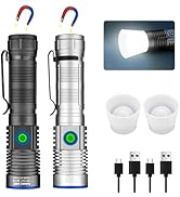 Linterna Recargable De Alto Lúmenes, Súper Brillante De 20000 Lúmenes, Luz De Flash De Alta Potencia Linterna De Mano Puerto De Carga Tipo C
