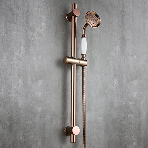 Pomme de douche solide qui ne fuit pas avec barre de douche stable