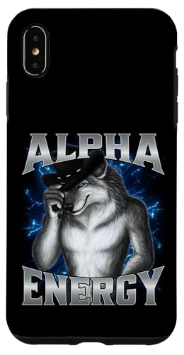 Alpha Energy Wolf スマホケース iPhone XS Max 用