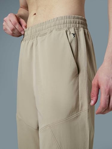 Image of TECHNOSPORT Men's Regular Fit Track Pant with SPF50+, Quick Dry Properties for Running, Gym, Sports and Regular Use