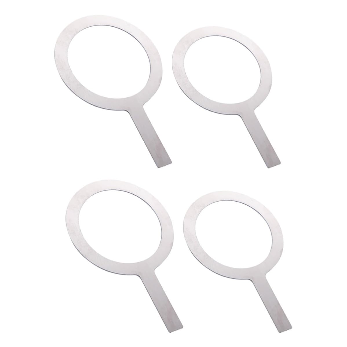 Anillos de acero inoxidable con asa, protección premium anticalor para tazas
