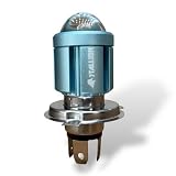 Lâmpada LED H4 para Farol Principal de Moto e Carro, Xenon Projetor, 6500K Branca, Plug and Play, ST-G301, 2 Unidades