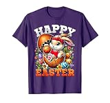 Happy Easter Bunny Basketball Funny Easter Basketball Lover T-Shirt