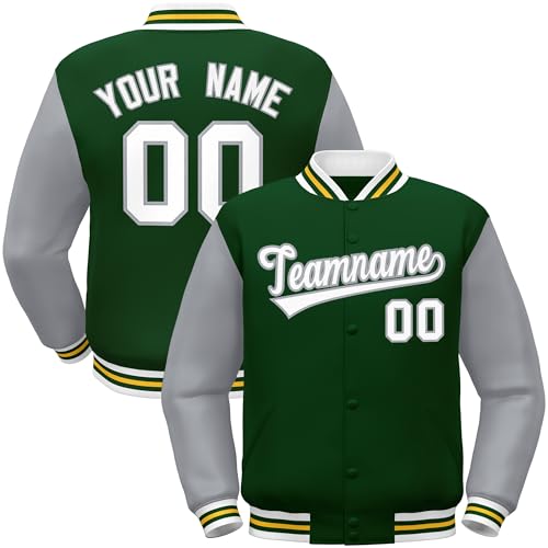 Freecustom Custom Men Women Youth Fashion Varsity Jacket Letterman Baseball Coat Personalized Stitched Name Number Logo