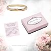 Precious Pieces 14K Gold-Plated Classic Adult Bangle Bracelet for Teens or Women (Adult-Small) #5