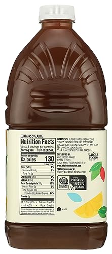 Image of 365 by Whole Foods Market, Organic Lemonade & Black Tea Blend, 64 Fl Oz (Pack of 2)