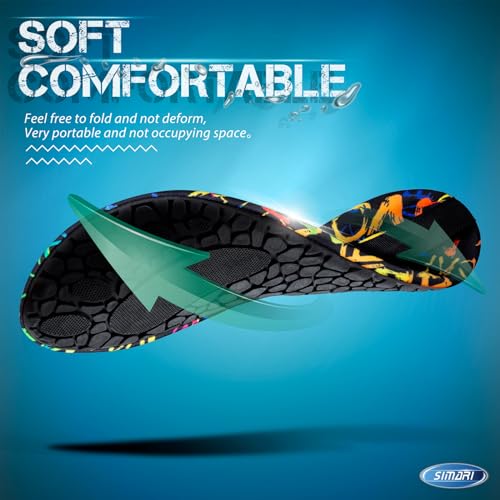 Image of SIMARI Water Shoes for Women Men Swim Aqua Socks Beach Pool Essentials Barefoot Surf River Boat Kayak Sea Yoga Sand Exercise Sport Accessories Breathable Quick-Dry Adult Youth Kid Size SWS001