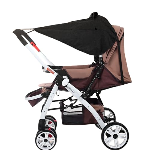 Montesy Baby Strollers Sun Shade Pram Protective Guard With Viewing Window For Toddler Blockout Protections