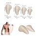 BIMEI 2PS Self-adhesive Sponge Thigh Pads Hip Pads Sponge Thigh Pads Hip Lifting Pads Crossdressing (L, Beige)