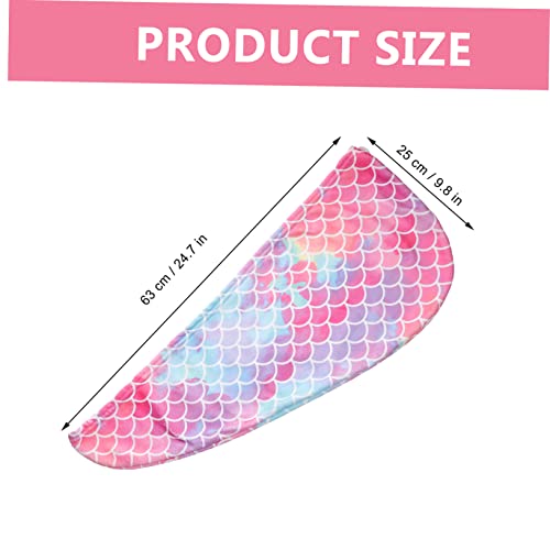 Beaupretty 10 Peças Toalhas De Touca De Cabelo Seco Impressas Para Crianças Toalha De Secagem Rápida