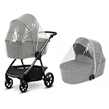 PVC transparent pour une visibilité complète : le matériau durable et transparent garantit que votre bébé reste visible et engagé avec son environnement, tout en restant protégé