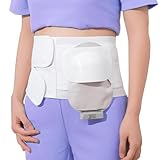 Stoma Gürtel Stoma-Hernien-Stützgürtel Bauchbinde Stoma-Stütze (Loch 3 Zoll/8 Cm), für Sport und Alltag(Large)