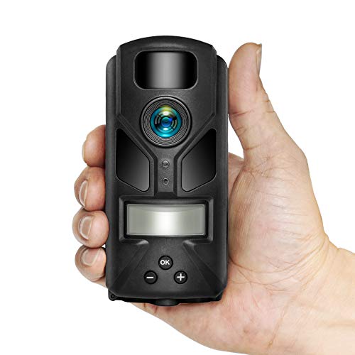 Mini Trail Camera 20MP 720P with Night Vision Motion Activated Waterproof Hunting Camera with 940nm IR LEDs with LCD Display for Outdoor Wildlife Monitoring and Home Security by OUTDOOR EXPERT