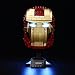 LIGHTAILING Ensemble d'éclairage pour casque Marvel Iron Man - Modèle de blocs de construction - Kit d'éclairage LED compatible avec Lego 76165 (modèle non inclus)