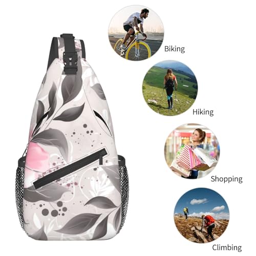 Bolso cruzado compacto negro para hombre y mujer miniatura 6
