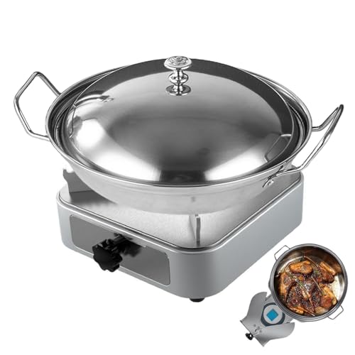 Hornillo de Alcohol Portátil - Quemador Con Soporte de Acero Inoxidable, Estufa de barbacoa de acero inoxidable, Quemador portátil para estufa de camping, Para Camping, Senderismo y Picnic