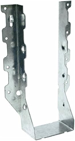 Simpson Strong-Tie LUS210-2Z Light Face-Mount Joist Hanger - 3-1/8 in. (W) x 9 in. (H) x 2 in. (B), Fits Double 2x10 Joists, 18 Gauge ZMAX Galvanized Steel, Hurricane Rafter Ties image 4