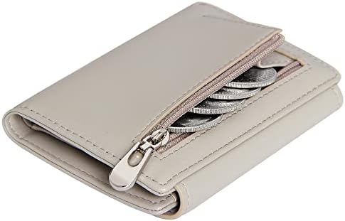 GEEAD Small Wallet for Women with Zipper Coin Pocket RFID Blocking Credit Card Holder