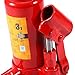 Price comparison product image Ejoyous, 3 Ton Heavy Duty Hydraulic Bottle Car Jack Lifting Stand Thick Metal Car Jack Universal Hydraulic Vertical Bottle Jack for Compact Low Chassis Car Saloon On Road or in Garage
