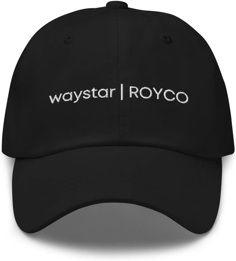 waystar ROYCO Hat Dad hat Unisex Adjustable Cotton Succession Hat Embroidered Dad hat