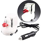Lieferumfang: 1 Stück TRUCK DUCK® Original Truck Duck Figur mit LED Beleuchtung LKW Trucker Ente Dekoration 12-24V