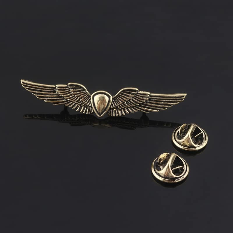 TLOU Pins Ellie Gold Angel Wings Fleet Spaceship Rocket Cosplay Enamel Badge Jewelry Gifts For Women and Men TV Fans 3Pcs