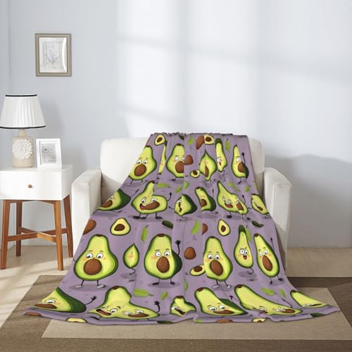 Couverture avocat douce, le cadeau réconfortant pour lit et canapé