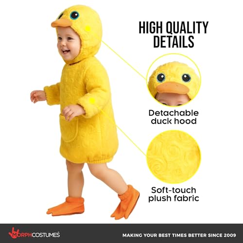 Disfraz de Pato de Peluche para Bebés y Niños miniatura 3