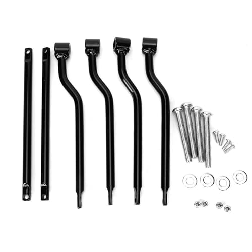 Kit de Barras de Soporte para Alforjas de la Motocicleta, Soporte Bares Kit de Montaje Universales de, Soporte de Bolsa de sillín Soporte de Montaje Soporte de Bolsa Lateral para Motocicleta