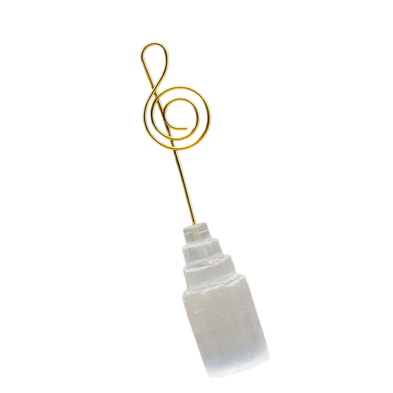 Piceioep Decorative Note Holder with Loves Symbol Music Note Shape Gypsum Memos Holder for Home Organization Gypsum Decorative