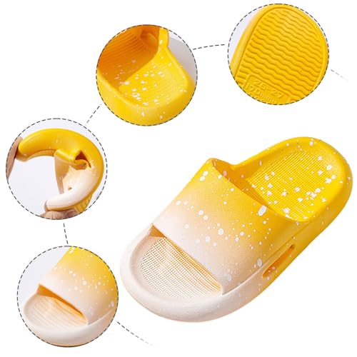 IWIHMIV Toddler Slides Sandals Beach Pool Shower Slides Non Slip Bath Slippers Boys Cute Summer Outdoor Shoes for Girls4