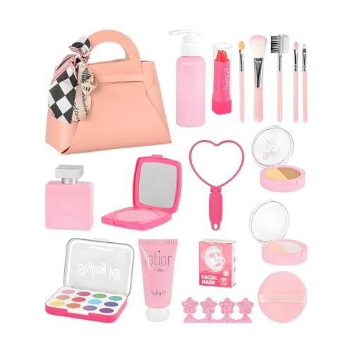 Djowyh Maquilhagem de brinquedo, criativo e realista - conjunto de cosméticos falso, para meninas e meninos desenvolvimento diversão reunião familiar casa jogo interior aniversário festa
