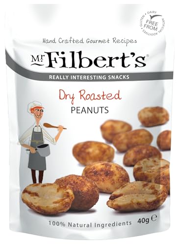 Mr Filberts - Pocket Dry Roasted Peanuts 20 x 40g